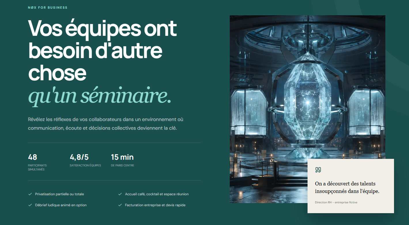 Escape Game — La Faille
